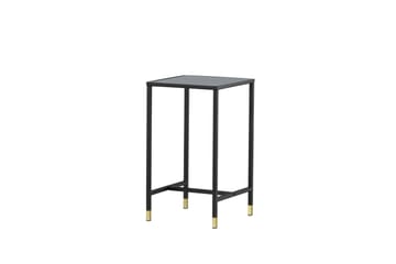 Dipp Sängbord 40 cm Marmormönster - Glas/Svart/Grå - Products - Möbler - Bord & matgrupp - Avlastningsbord & sidobord - Sängbord & nattduksbord