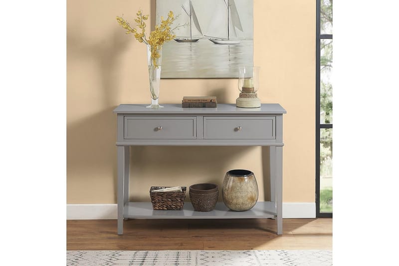 Franklin Konsollbord 104 cm Grå - Dorel Home - Products - Möbler - Bord & matgrupp - Avlastningsbord & sidobord - Konsolbord & hallbord