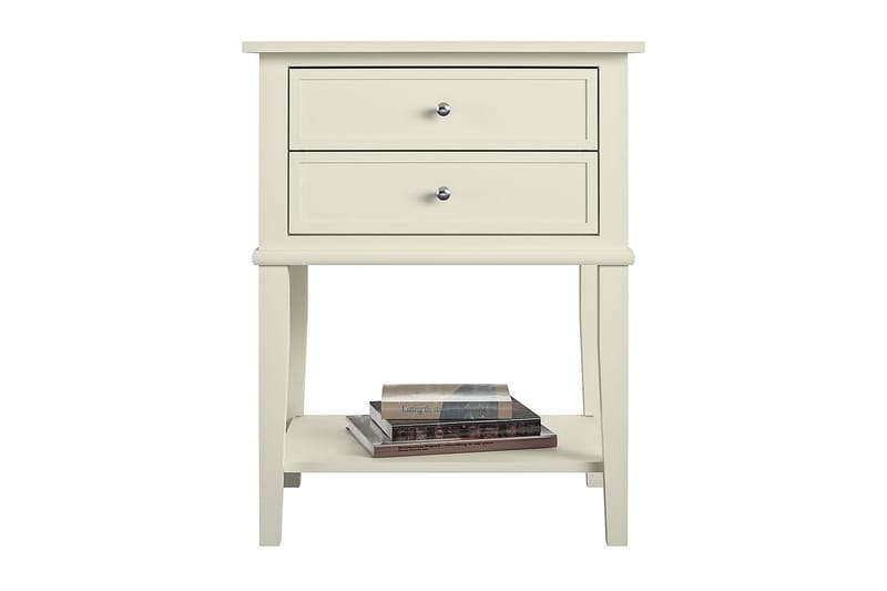Franklin Sidobord 56 cm Vit - Dorel Home - Products - Möbler - Bord & matgrupp - Avlastningsbord & sidobord - Brickbord & småbord