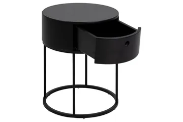 Hastane Sängbord 40 cm - Svart - Products - Möbler - Bord & matgrupp - Avlastningsbord & sidobord - Sängbord & nattduksbord