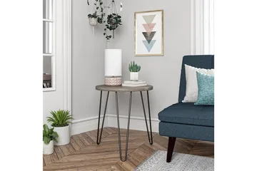 Owen Sidobord 50 cm Grå - Dorel Home - Products - Möbler - Bord & matgrupp - Avlastningsbord & sidobord - Brickbord & småbord