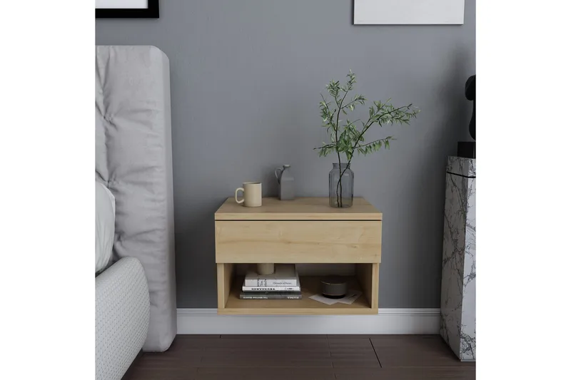 Rinorea Sängbord 44,6x31,9 cm - Brun - Products - Möbler - Bord & matgrupp - Avlastningsbord & sidobord - Sängbord & nattduksbord