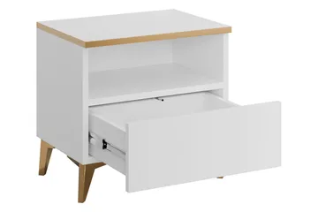 Royston Sängbord 50 cm - Beige - Products - Möbler - Bord & matgrupp - Avlastningsbord & sidobord - Sängbord & nattduksbord