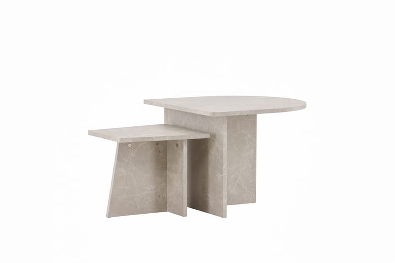 Sala Travertin Soffbord - Beige - Products - Möbler - Bord & matgrupp - Avlastningsbord & sidobord - Satsbord