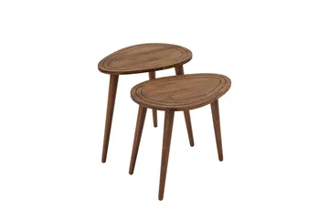 Saldus Satsbord - Valnöt - Products - Möbler - Bord & matgrupp - Avlastningsbord & sidobord - Satsbord