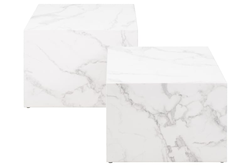 Samon Soffbord 58x58 cm - Vit - Products - Möbler - Bord & matgrupp - Avlastningsbord & sidobord - Satsbord