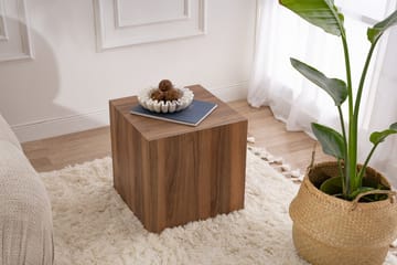 Sidobord & lampbord Elnor Sidobord 45 cm Valnöt - Products - Möbler - Bord & matgrupp - Avlastningsbord & sidobord - Brickbord & småbord