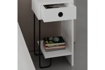 Sirius Sängbord 32x30 cm Vit - Hanah Home - Products - Möbler - Bord & matgrupp - Avlastningsbord & sidobord - Sängbord & nattduksbord