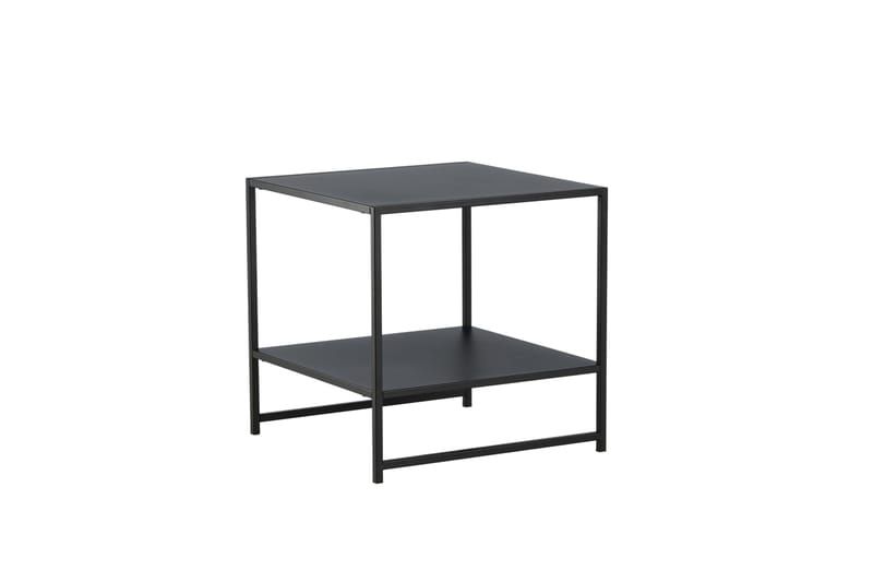 Staal Sidobord med Hylla - Svart - Products - Möbler - Bord & matgrupp - Avlastningsbord & sidobord - Brickbord & småbord