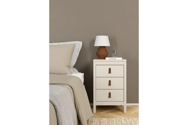 Vallvidera Sängbord 44 cm - Beige - Products - Möbler - Bord & matgrupp - Avlastningsbord & sidobord - Sängbord & nattduksbord