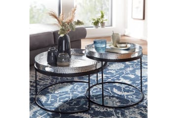 Wilhem Satsbord 46 cm Rund - Silver - Products - Möbler - Bord & matgrupp - Avlastningsbord & sidobord - Satsbord