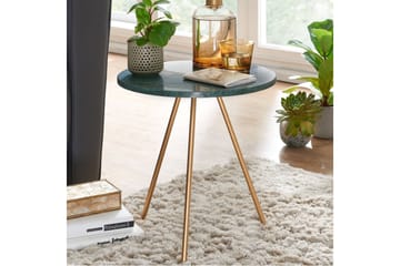 Wilhem Sidobord 38 cm Rund - Grön - Products - Möbler - Bord & matgrupp - Avlastningsbord & sidobord - Brickbord & småbord