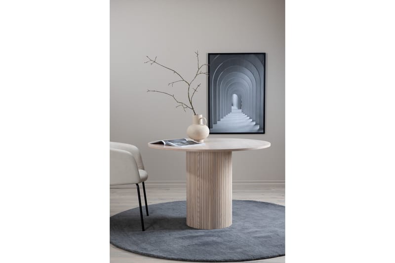 Bianca Matbord 110 cm Runt - Beige - Products - Möbler - Bord & matgrupp - Matbord & köksbord