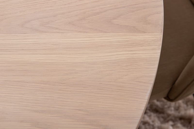 Bianca Matgrupp 110 cm Rund med 4 Velvet stolar - Beige - Products - Möbler - Bord & matgrupp - Matgrupp