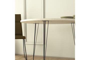 Bonnick Bord 90 cm - Svart/Vit - Products - Möbler - Bord & matgrupp - Matbord & köksbord