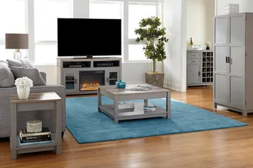 Carver Soffbord 90 cm Grå - Dorel Home - Products - Möbler - Bord & matgrupp - Soffbord