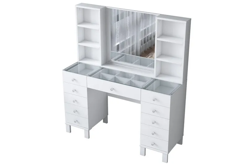 Ceylon Sminkbord 120 cm - Vit - Products - Möbler - Bord & matgrupp - Sminkbord & toalettbord