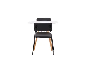 Danburi Matgrupp 60 cm Rund med 2 Kenth Stolar - Svart - Products - Möbler - Bord & matgrupp - Matgrupp
