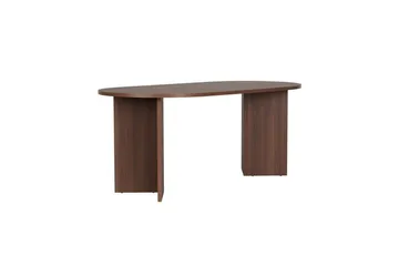 Dano Matbord 180 cm med 4 Nibe Plus Matstolar - Vit/Brun - Products - Möbler - Bord & matgrupp - Matgrupp