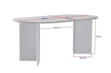Dano Matbord 180 cm Oval - Safir Ek - Products - Möbler - Bord & matgrupp - Matbord & köksbord
