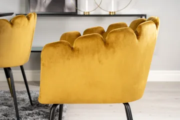 Dipp Matgrupp 180 cm Rektangulär med 4 Limhamn stolar - Svart/Guld - Products - Möbler - Bord & matgrupp - Matgrupp