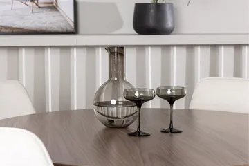 Durango Matgrupp 120 cm Rund med 4 Rosie Stolar - Valnöt - Products - Möbler - Bord & matgrupp - Matgrupp