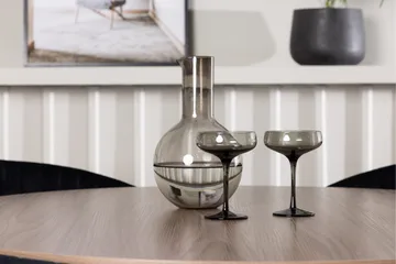 Durango Matgrupp 120 cm Rund med 4 Selma Stolar - Valnöt - Products - Möbler - Bord & matgrupp - Matgrupp