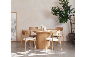 Gethin Matbord 120 cm Rund - Beige - Products - Möbler - Bord & matgrupp - Matbord & köksbord