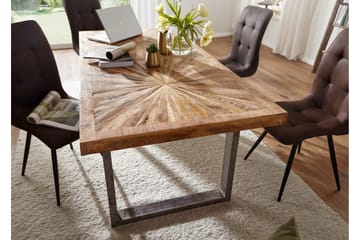 Gulshan Matbord 200 cm - Brun/Silver - Products - Möbler - Bord & matgrupp - Matbord & köksbord