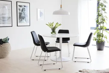 Ibiza Matbord 110 cm Runt - Vit - Products - Möbler - Bord & matgrupp - Matbord & köksbord