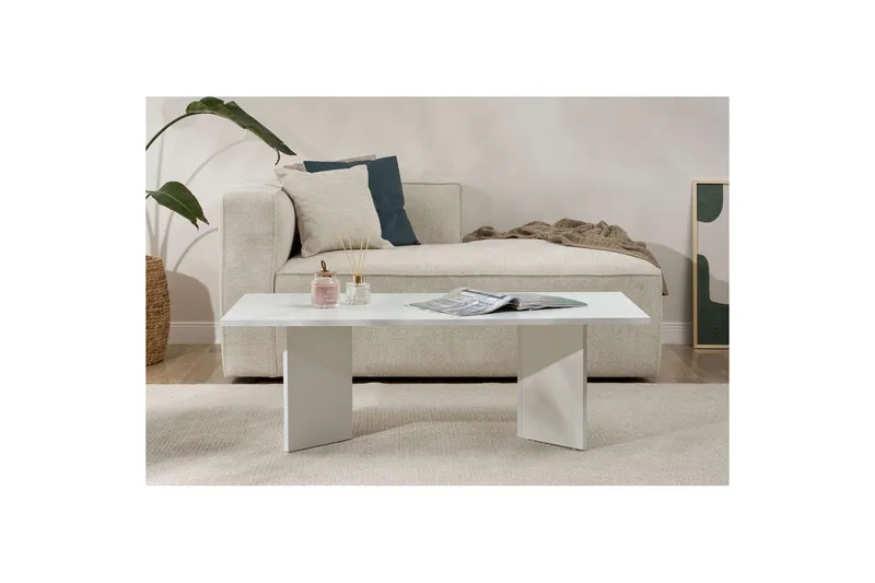 Isami Soffbord 119 cm - Vit - Products - Möbler - Bord & matgrupp - Soffbord