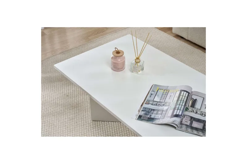 Isami Soffbord 119 cm - Vit - Products - Möbler - Bord & matgrupp - Soffbord