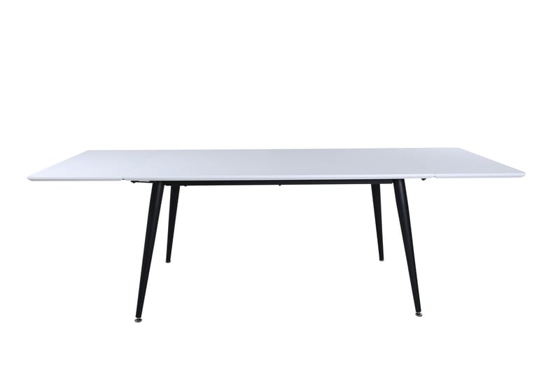 Jimmy Förlängningsbart Matbord 150 cm - Vit/Svart - Products - Möbler - Bord & matgrupp - Matbord & köksbord
