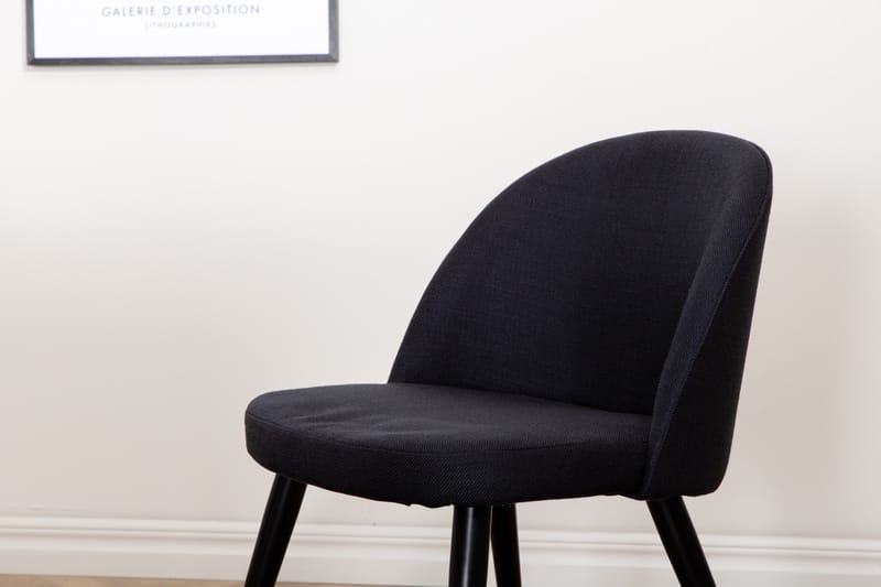 Jimmy Matgrupp 195 cm Rektangulär med 6 Velvet stolar - Svart - Products - Möbler - Bord & matgrupp - Matgrupp