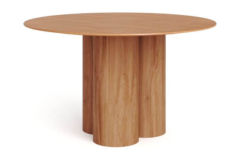 Juno Runt Matbord ø130 cm Fanér - Ek - Products - Möbler - Bord & matgrupp - Matbord & köksbord