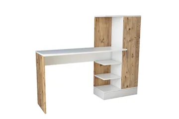Dalran Skrivbord 152 cm - Natur/Vit - Products - Möbler - Bord & matgrupp - Kontorsbord - Datorbord