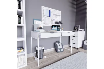 Durusu Skrivbord 55x120 cm - Vit - Products - Möbler - Bord & matgrupp - Kontorsbord - Datorbord