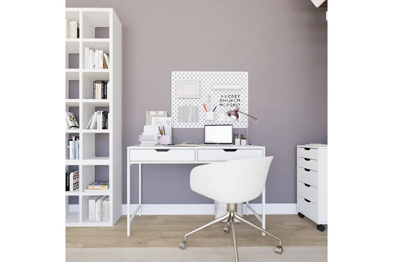 Durusu Skrivbord 55x120 cm - Vit - Products - Möbler - Bord & matgrupp - Kontorsbord - Datorbord