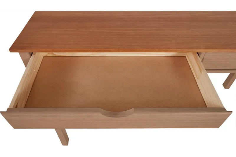 Juntol Skrivbord 140 cm - Brun - Products - Möbler - Bord & matgrupp - Kontorsbord - Datorbord