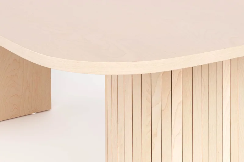 Kopparbo Matbord Ljust trä Rektangulärt 200 cm - Vitlaserat Ek - Products - Möbler - Bord & matgrupp - Matbord & köksbord