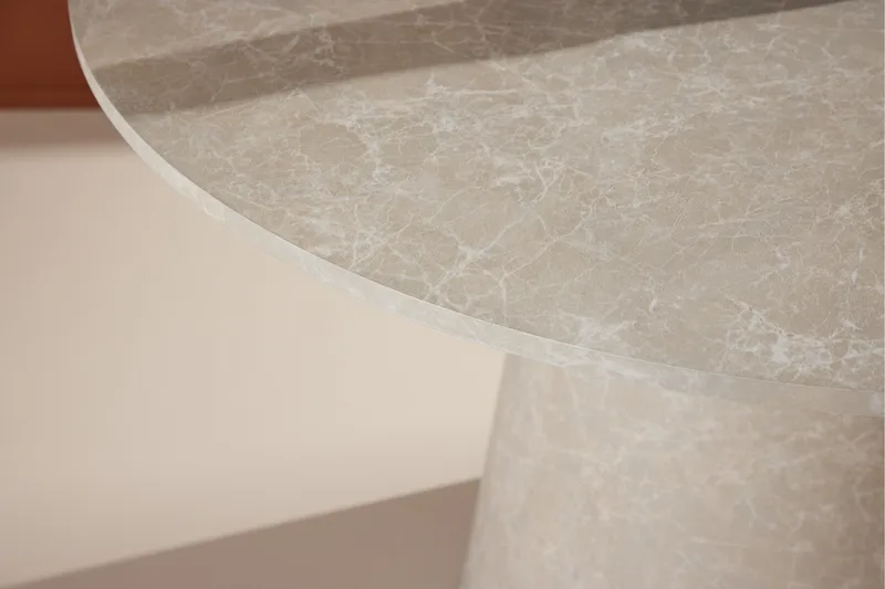Lanzo Matbord 120 cm Rund - Beige - Products - Möbler - Bord & matgrupp - Matbord & köksbord
