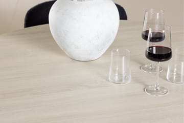 Lanzo Matgrupp 120 cm Rund med 4 Modesto stolar - Whitewash/Svart - Products - Möbler - Bord & matgrupp - Matgrupp