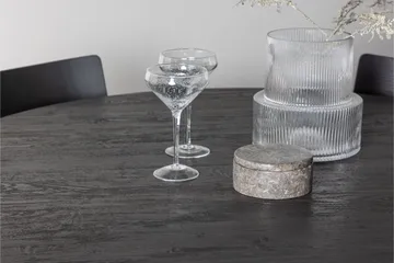 Lanzo Matgrupp 120 cm Rund med 4 Montros stolar - Svart - Products - Möbler - Bord & matgrupp - Matgrupp