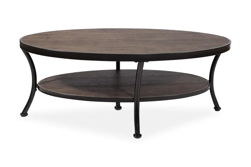 Manilla Soffbord 120 cm Ovalt - Brun - Products - Möbler - Bord & matgrupp - Soffbord