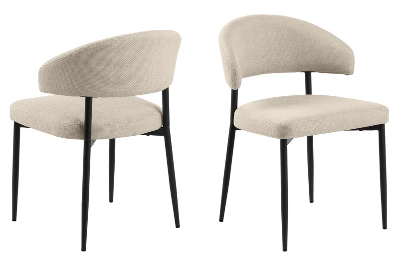 Marcelen Matbord Förlängningsbart med 4 Sawako Stolar - Brun - Products - Möbler - Bord & matgrupp - Matgrupp