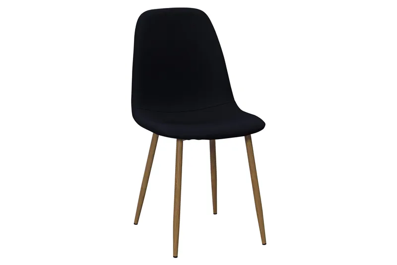 Marcelen Matbord Förlängningsbart med illäggsskiva +  4 st Nibe stol svart med ek ben - Brun/Svart - Products - Möbler - Bord & matgrupp - Matgrupp