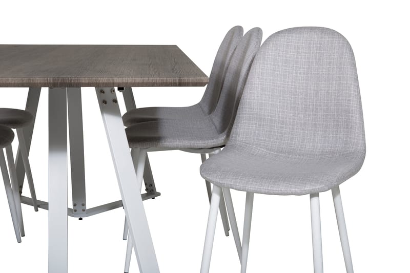 Marina Matgrupp 180 cm Rektangulär med 6 Polar stolar - Ljusgrå - Products - Möbler - Bord & matgrupp - Matgrupp