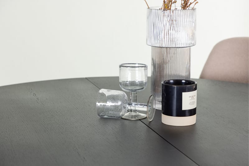 Matilda Matgrupp 130 cm Rund med 4 Polar Stolar - Beige - Products - Möbler - Bord & matgrupp - Matgrupp