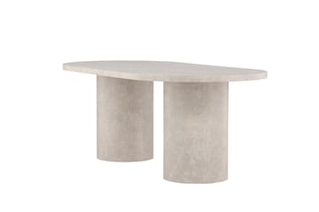 Narvik Dining Table 100x200 cm - Beige Marblelook  / - Beige - Products - Möbler - Bord & matgrupp - Matbord & köksbord