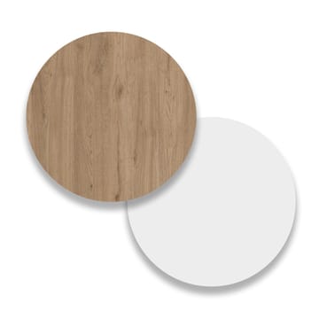 Nilena Soffbord 90x37,6x60 cm - Ek och vitt - Products - Möbler - Bord & matgrupp - Soffbord